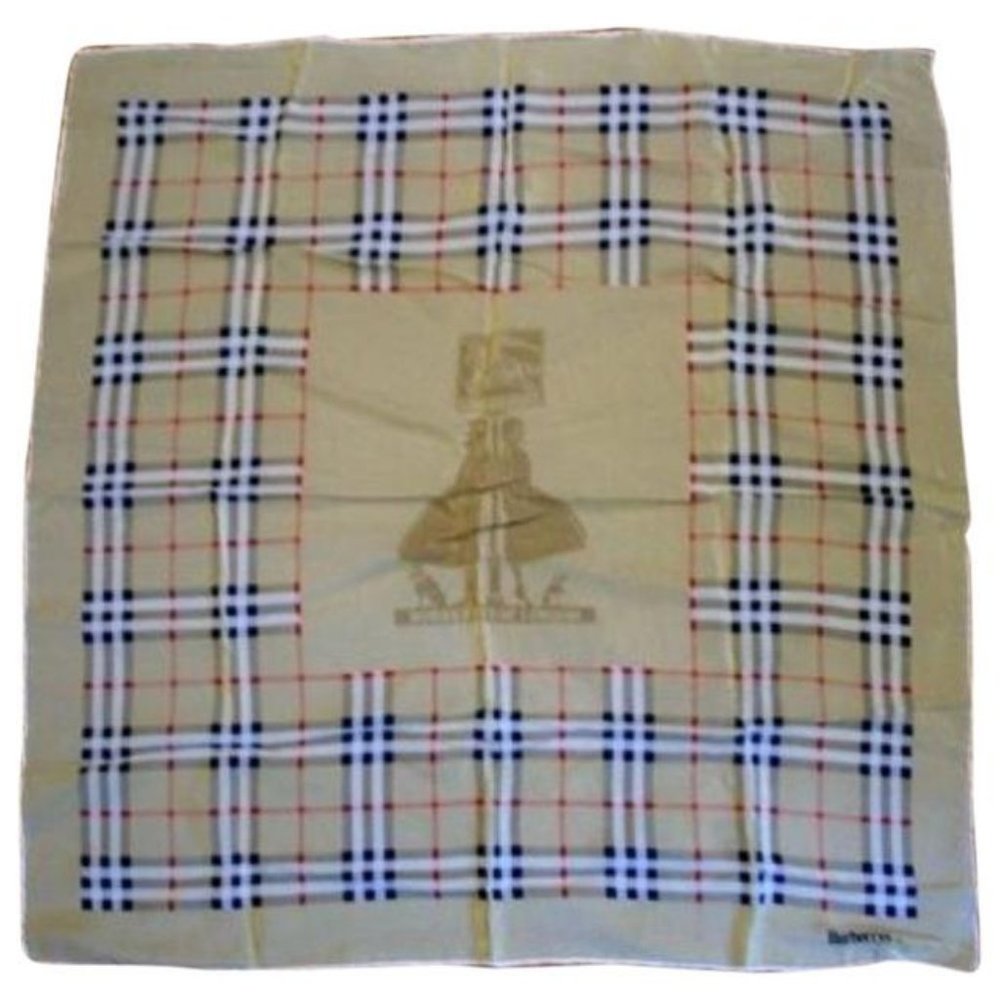 Burberry Nova Check Plaid W Figures Haymarket - Picture 1 of 5